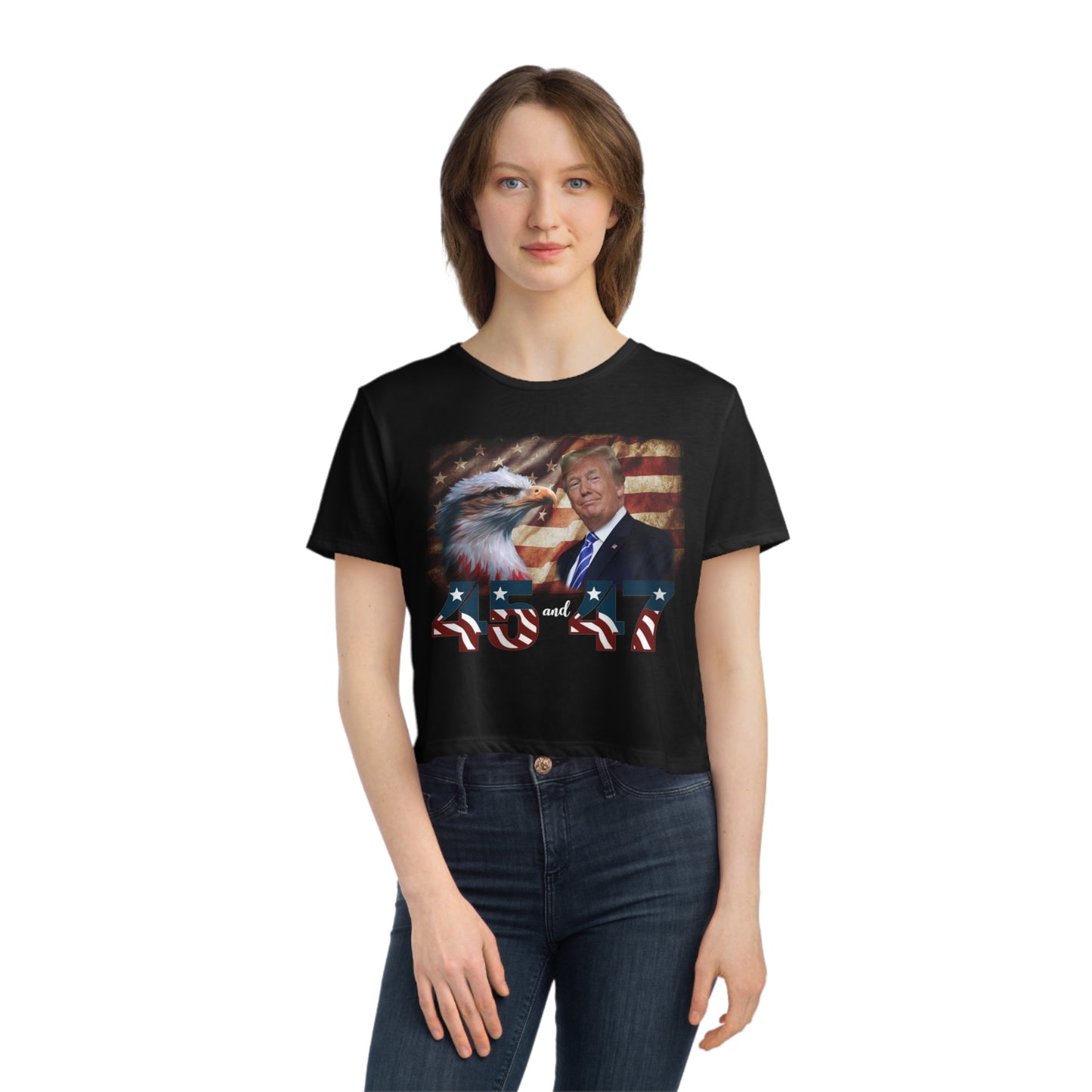 Women's Flowy Cropped Tee