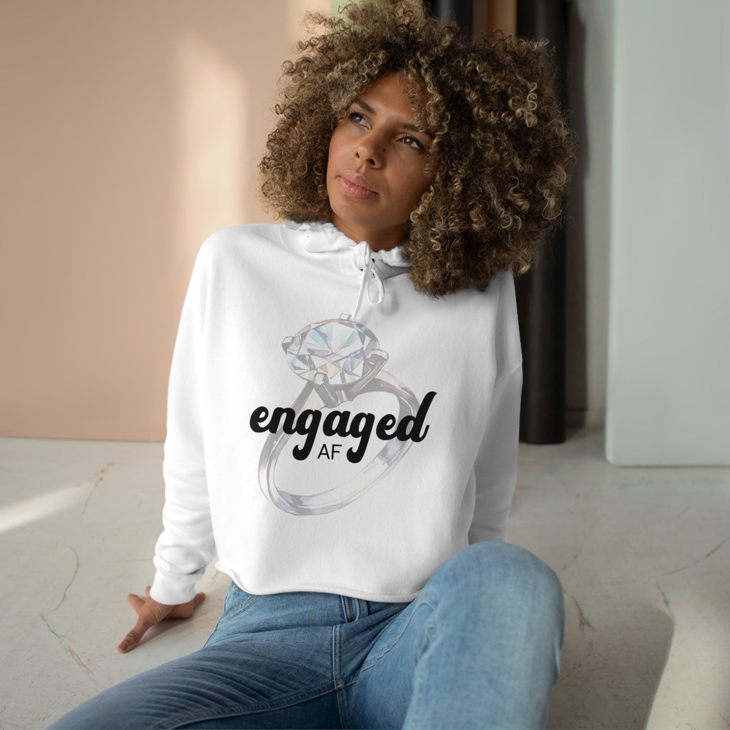 Engaged Crop Hoodie