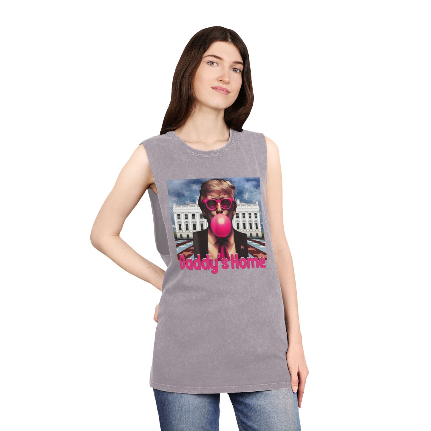 Unisex Stonewash Tank Top
