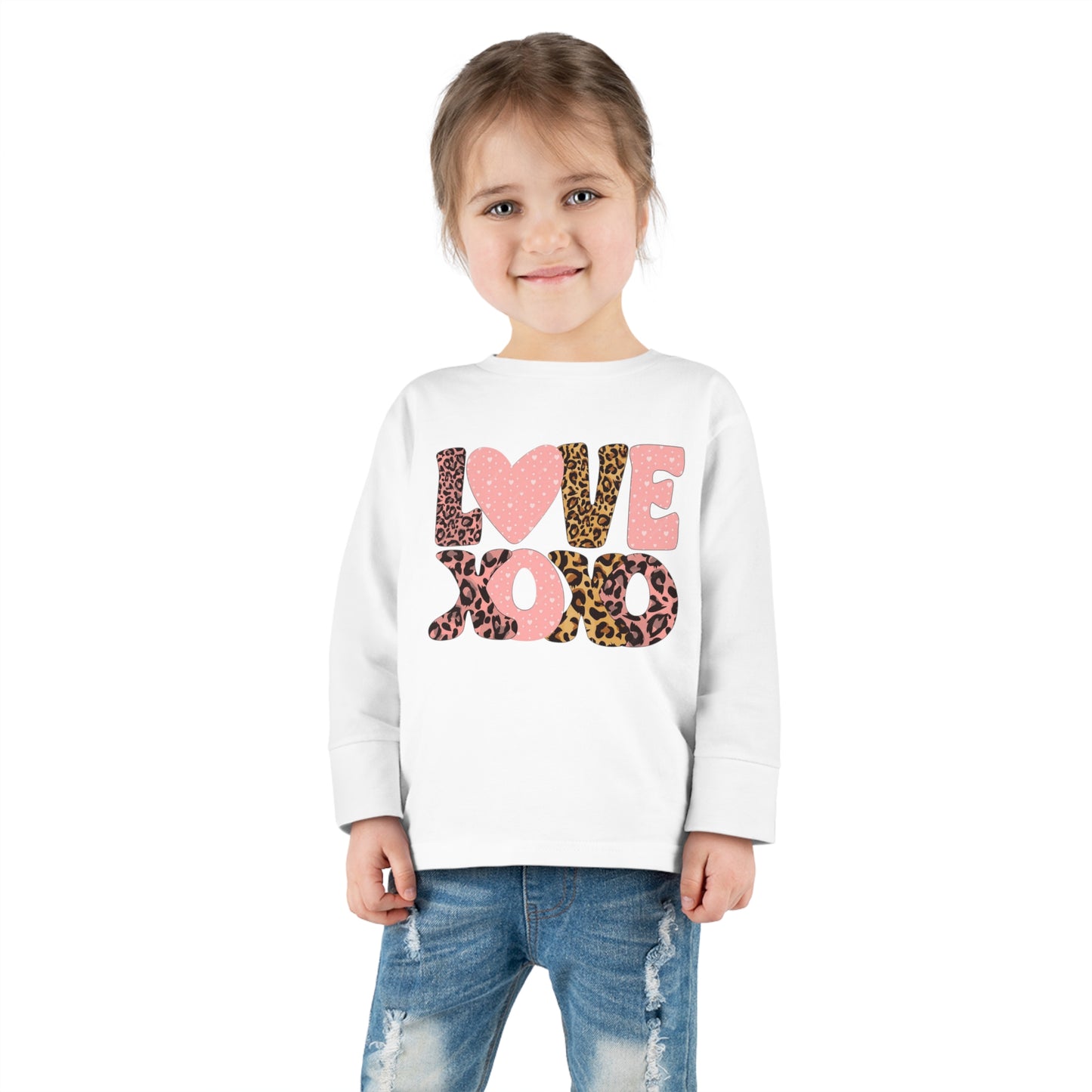 Toddler love valentine shirt