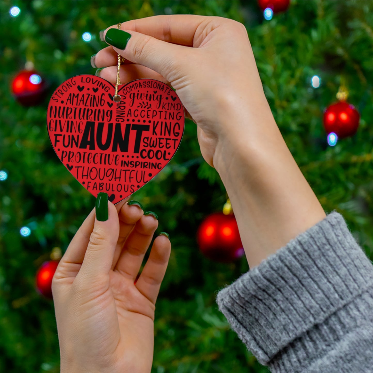 Ceramic Ornament, 4 Shapes