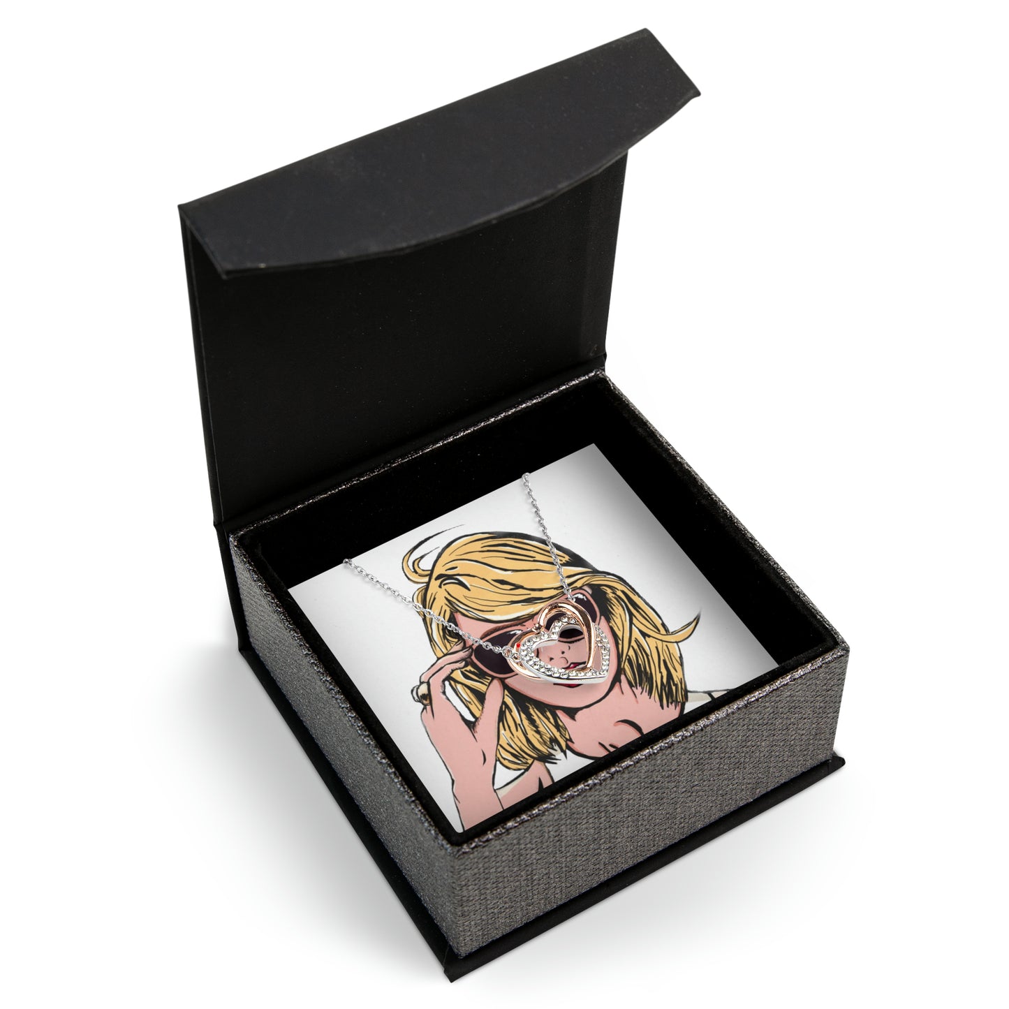 Twin Hearts Necklace