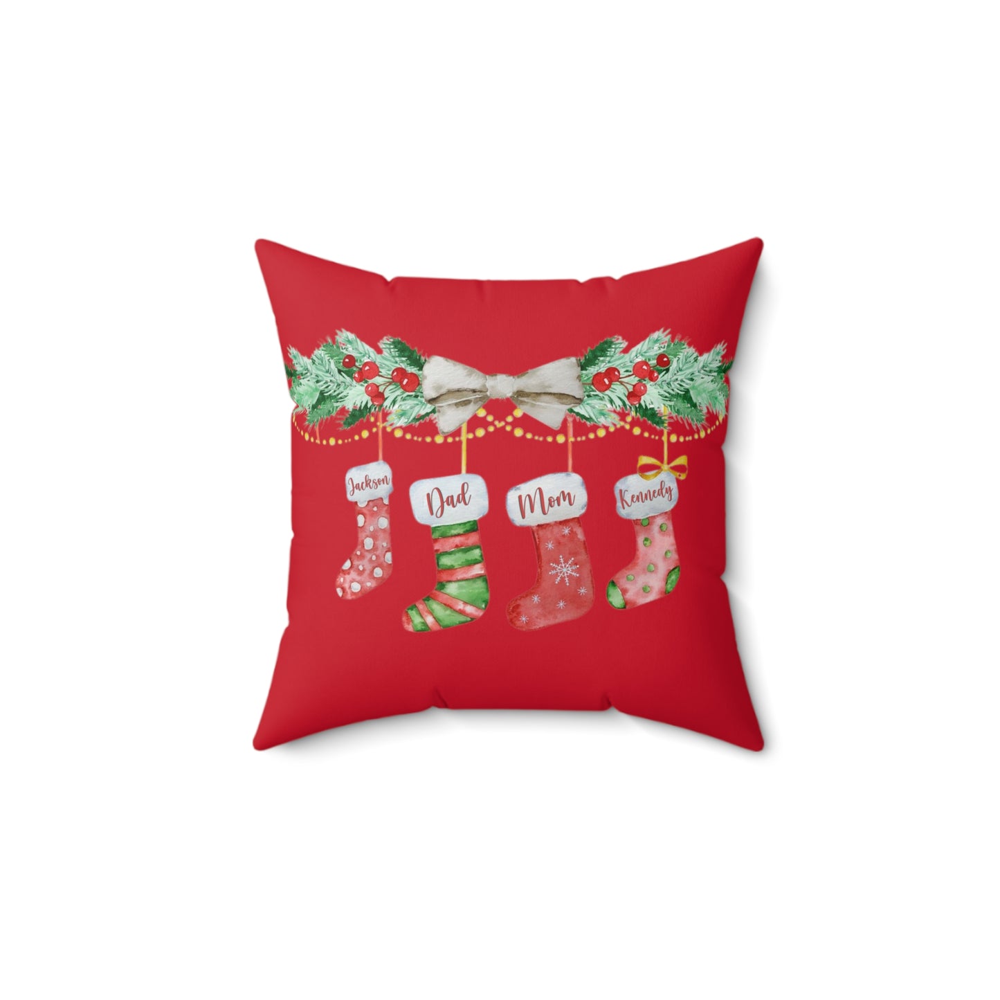 Faux Suede Square Pillow