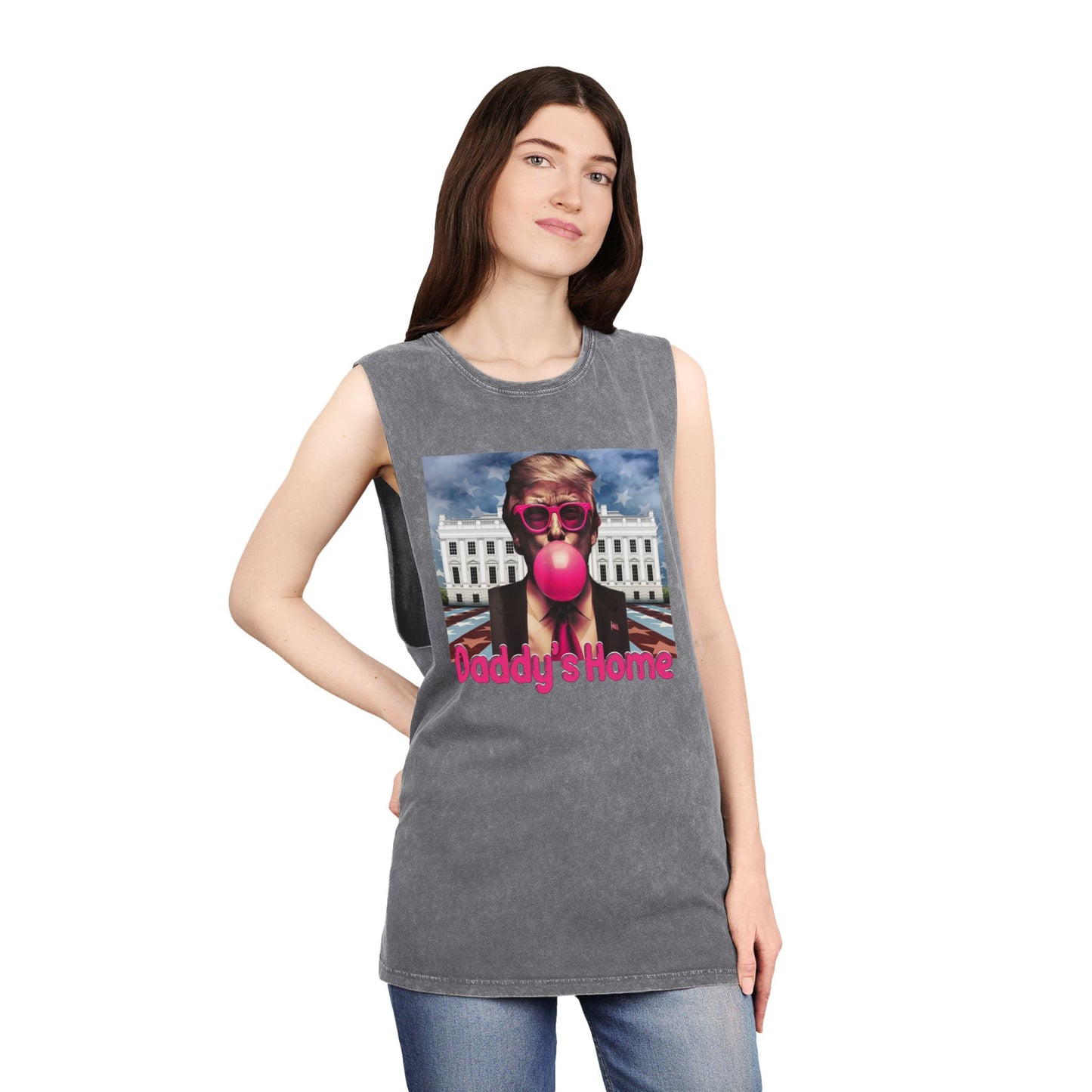 Unisex Stonewash Tank Top