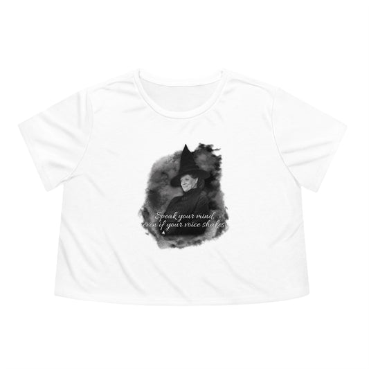 Women's Flowy Cropped Tee