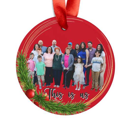 Acrylic Ornament with Ribbon
