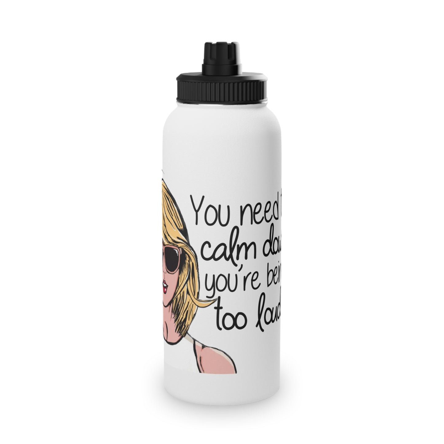 Stainless Steel Water Bottle, Sports Lid