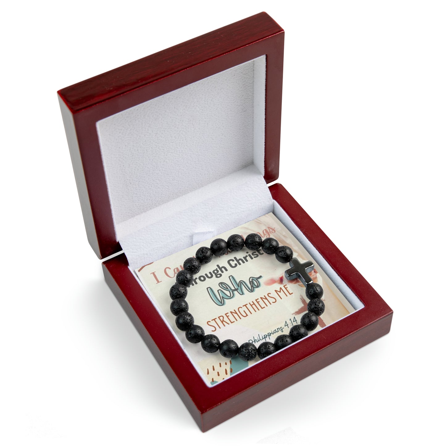 Cross Bead Bracelet