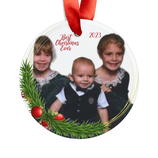 Copy of Copy of Acrylic Ornament with Ribbon