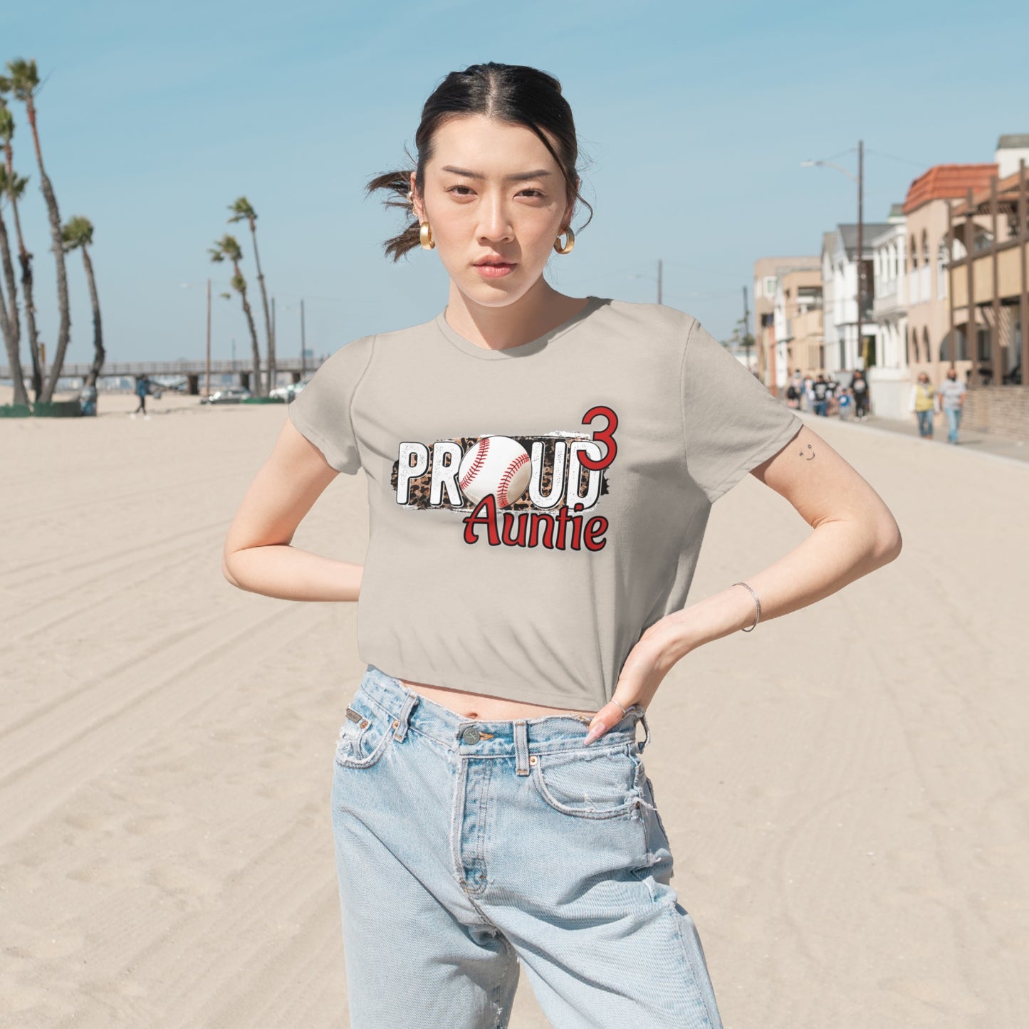 Women's Flowy Cropped Tee