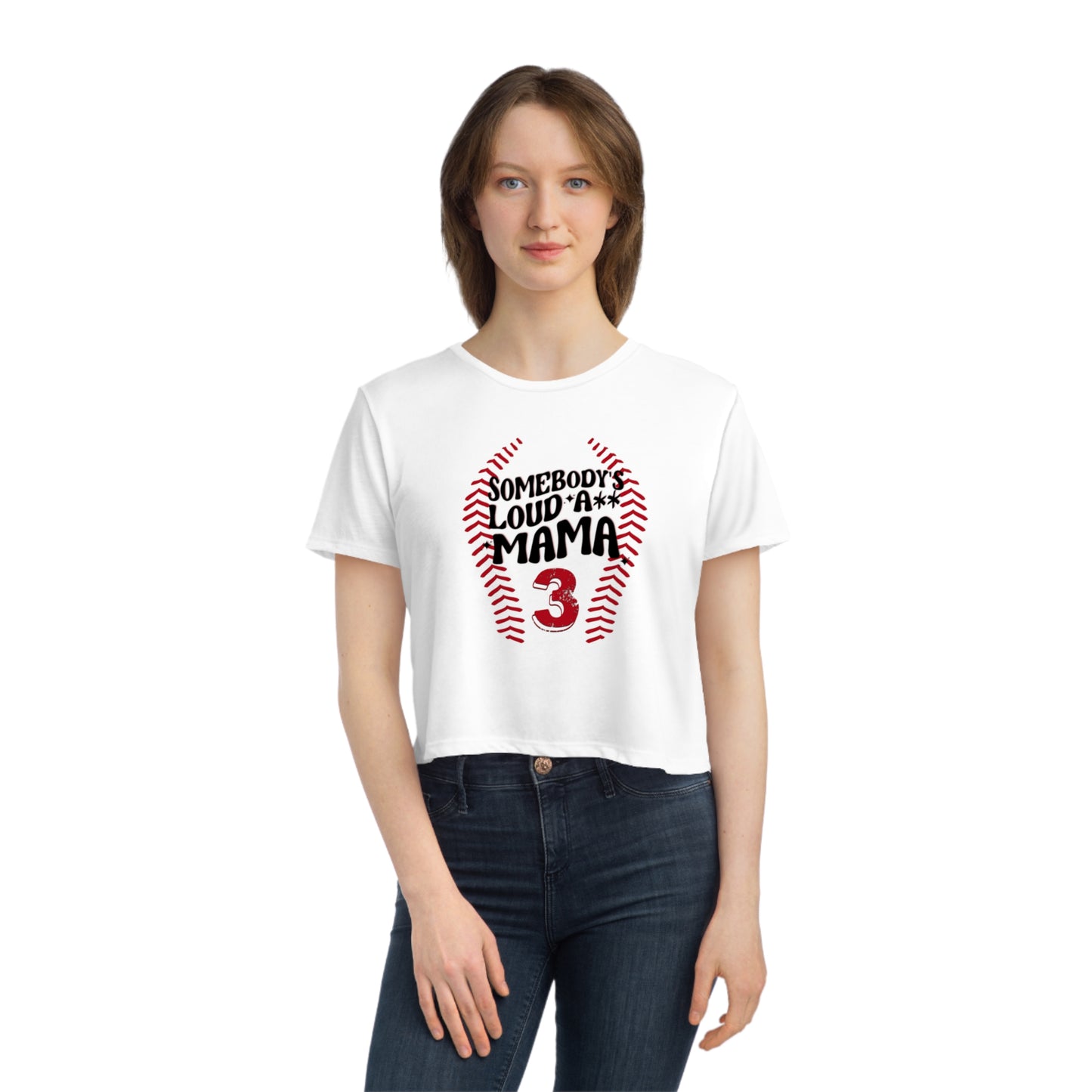 Women's Flowy Cropped Tee '