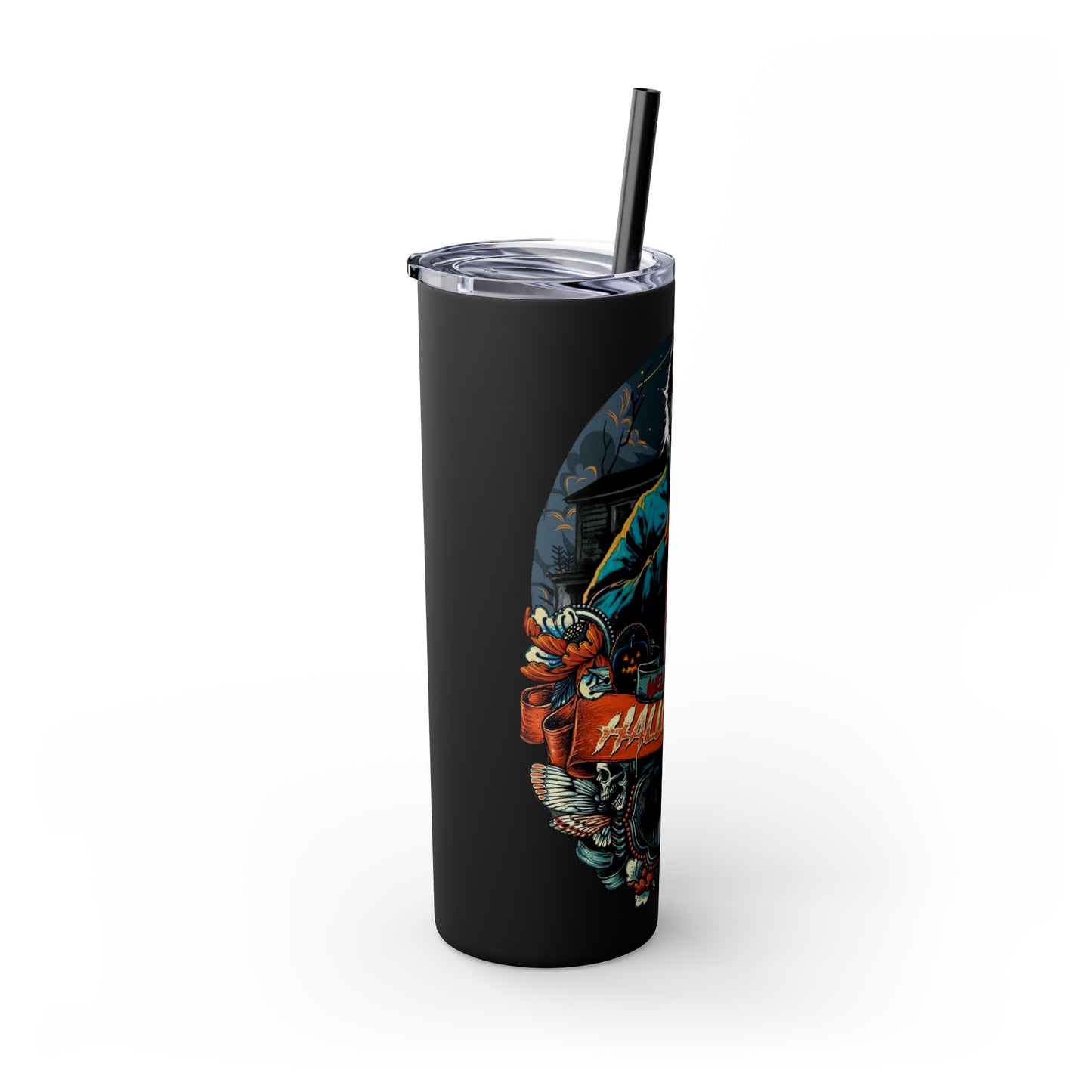 Skinny Tumbler with Straw, 20oz