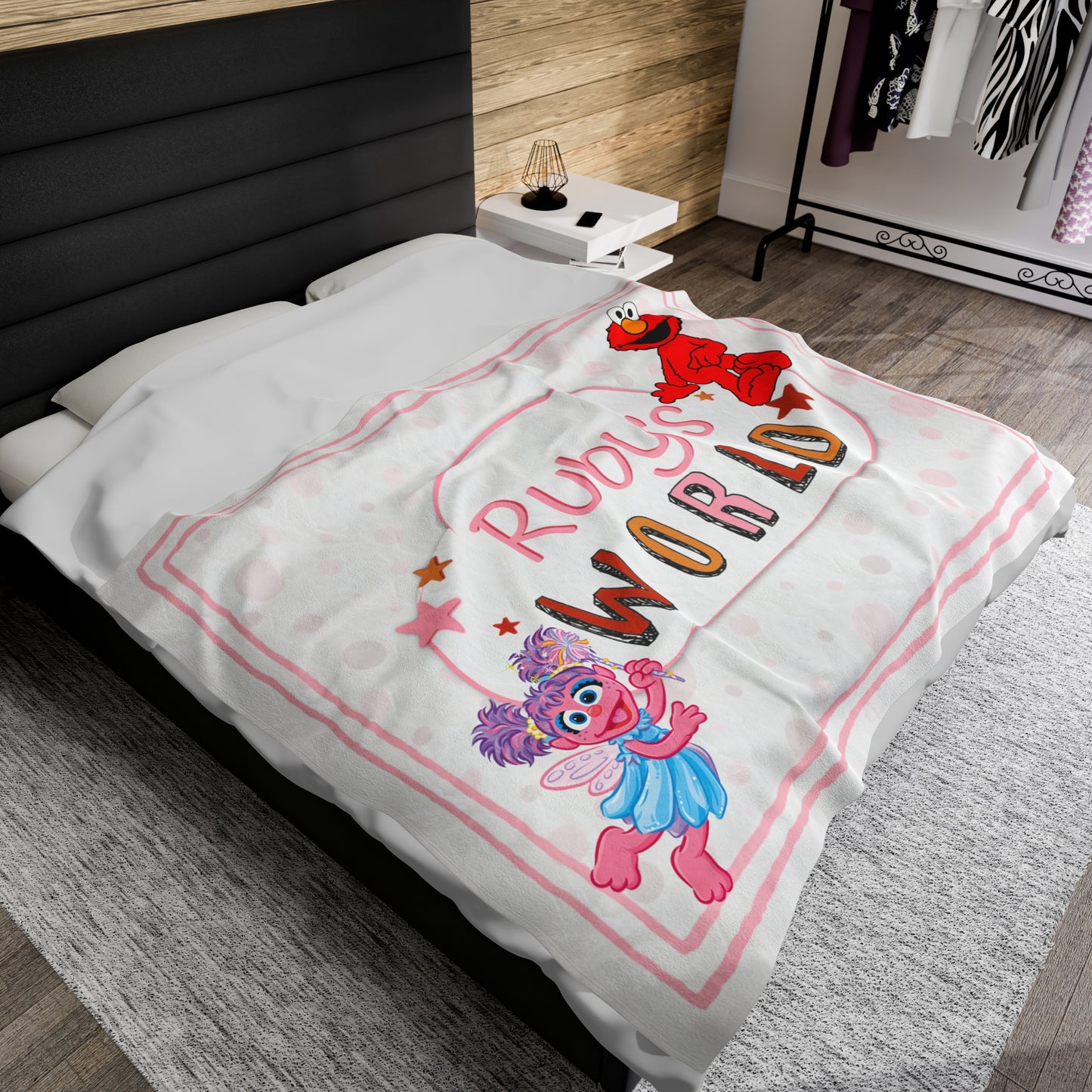 Elmo -Velveteen Plush Blanket