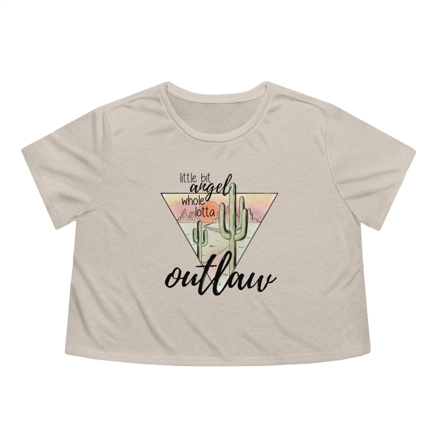 Women's Flowy Cropped Tee