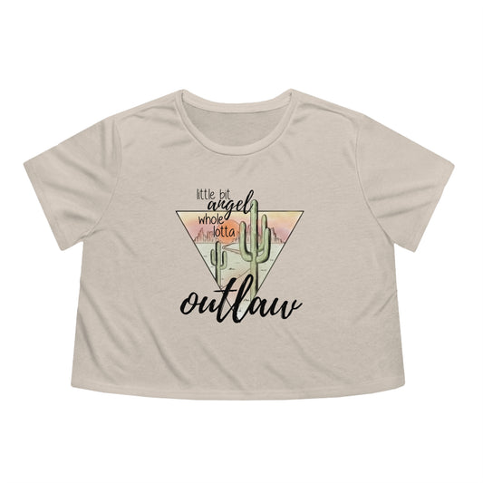Women's Flowy Cropped Tee