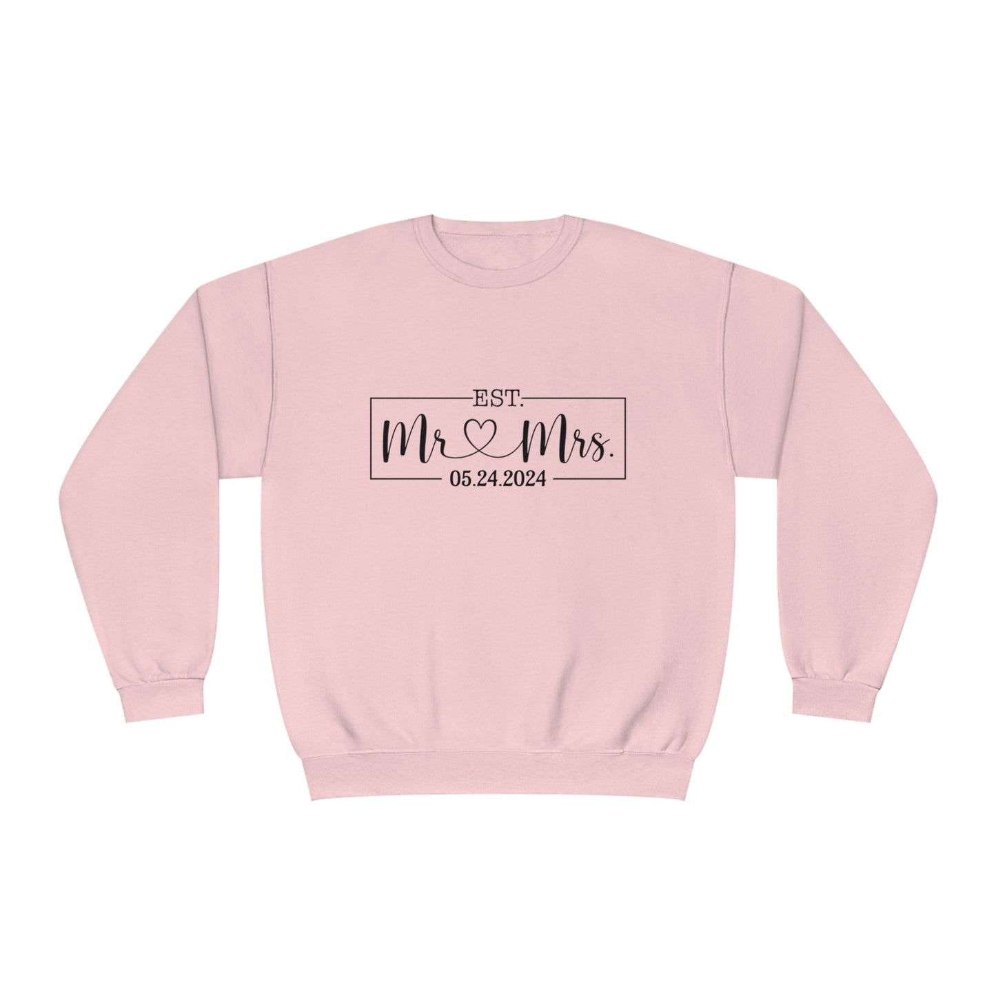 Mr. Mrs. Unisex NuBlend® Crewneck Sweatshirt