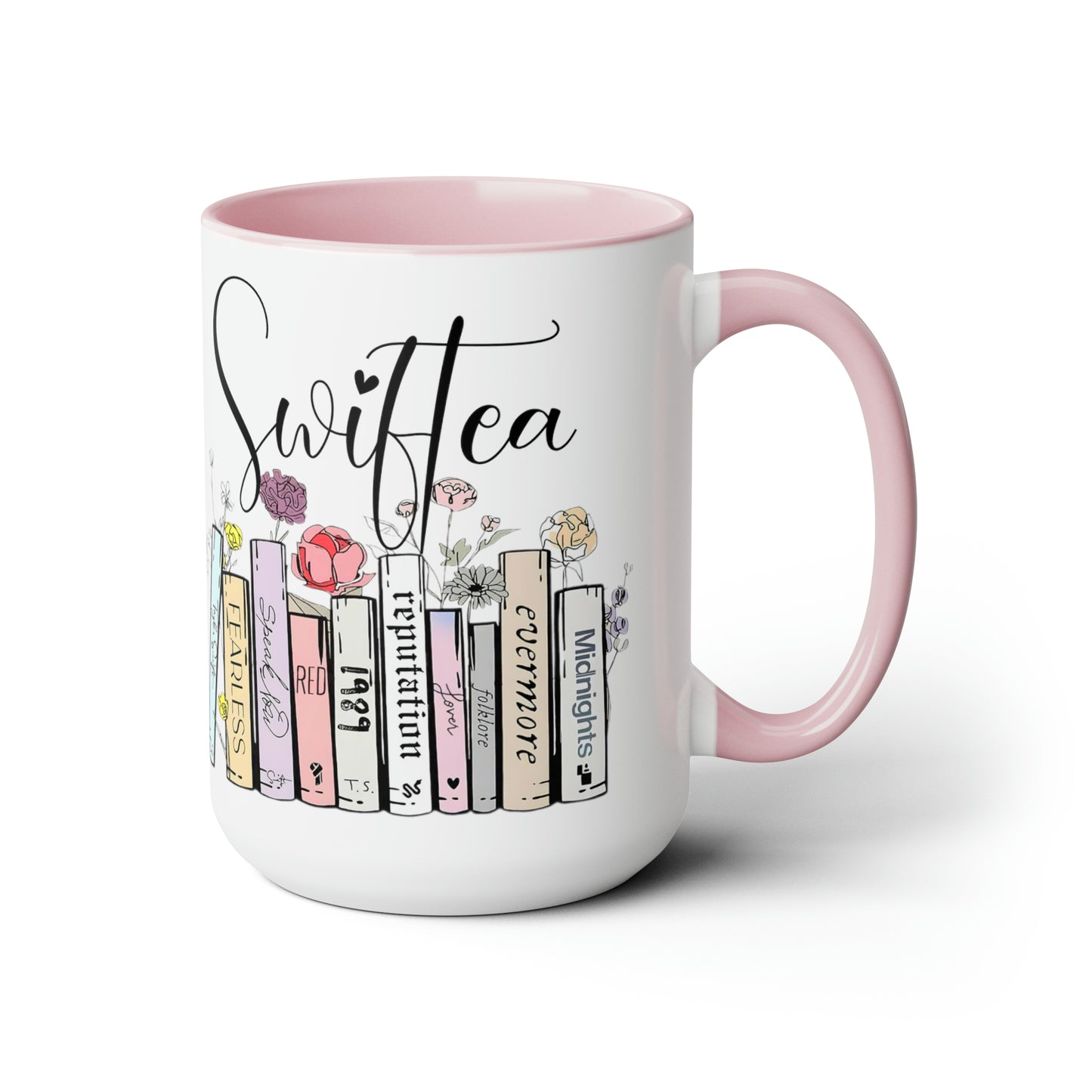 Two-Tone Coffee Mugs, 15oz