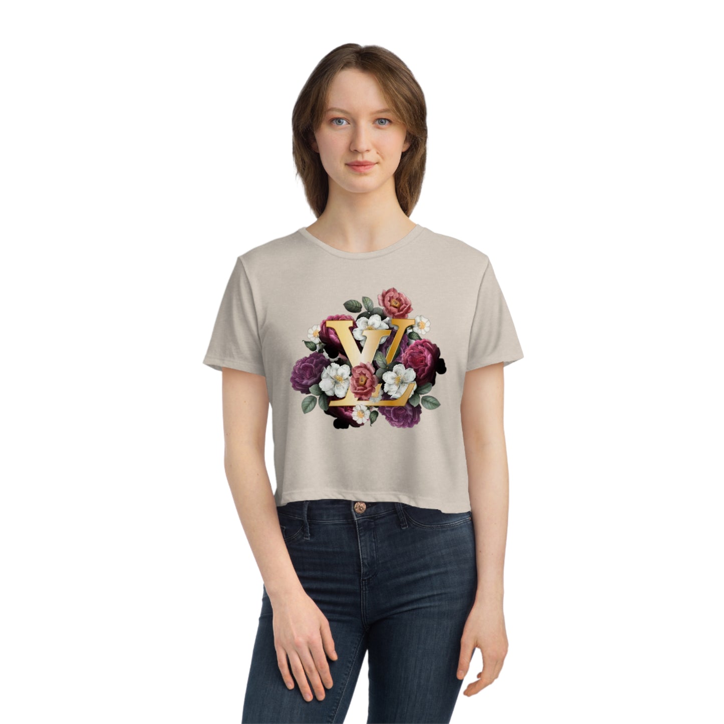 Women's Flowy Cropped Tee