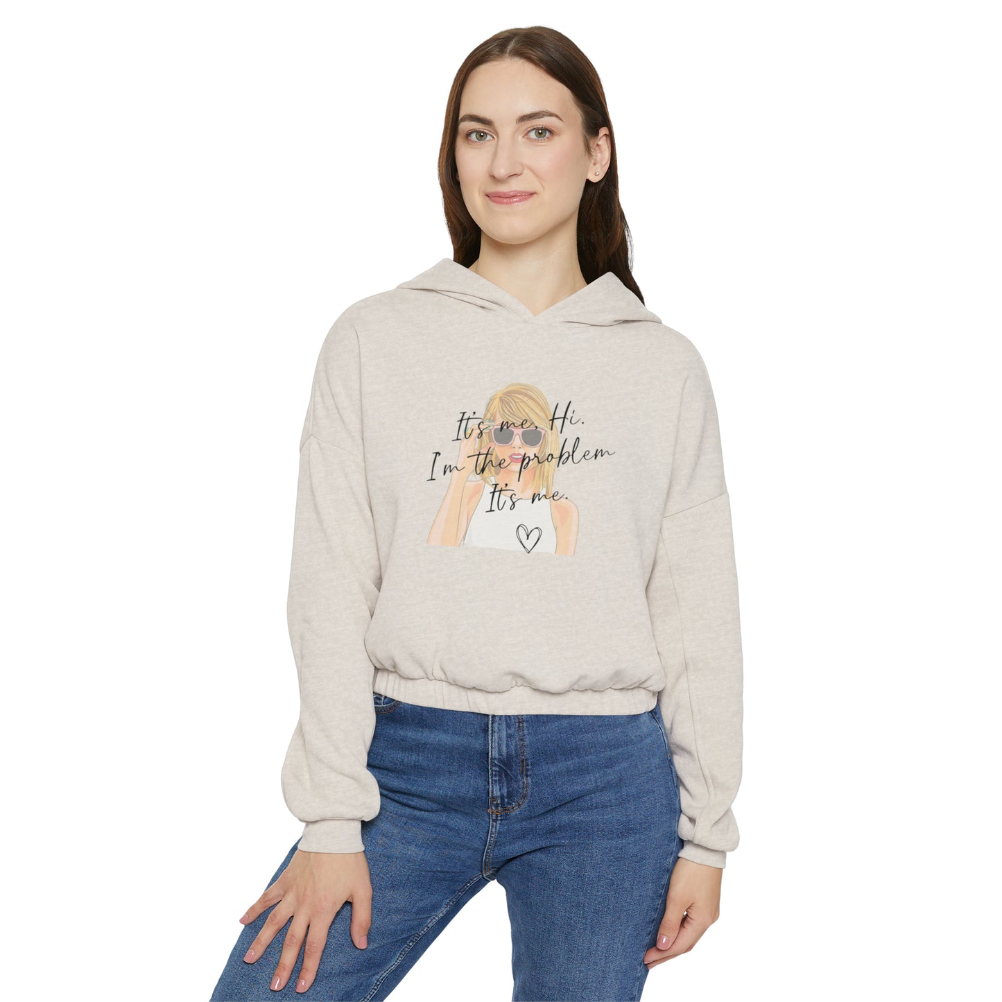 Taylor swift Women's Cinched Bottom Hoodie
