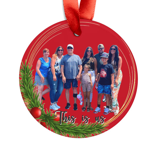 Acrylic Ornament with Ribbon