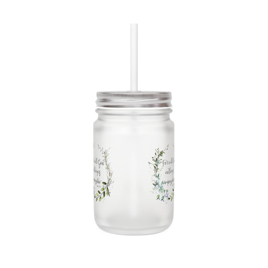 Luke 1:37 Mason Jar