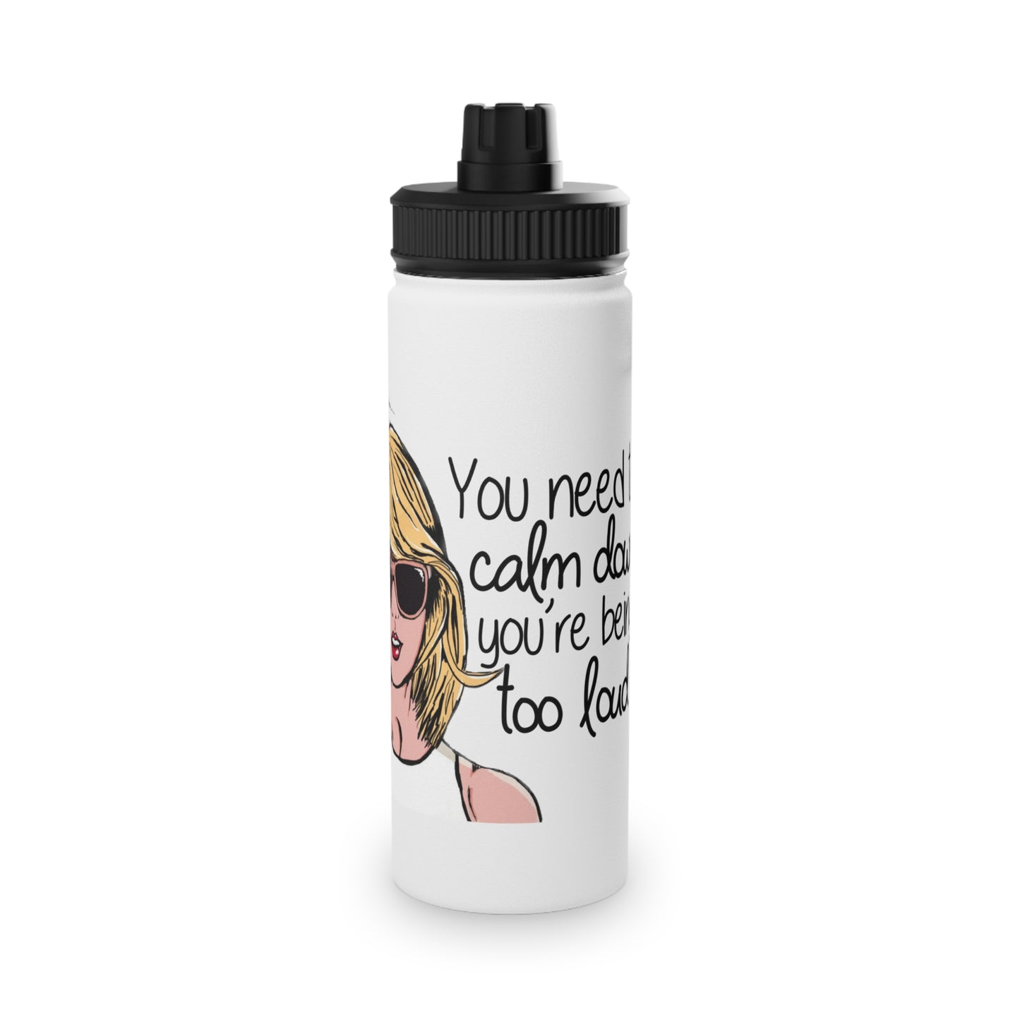 Stainless Steel Water Bottle, Sports Lid