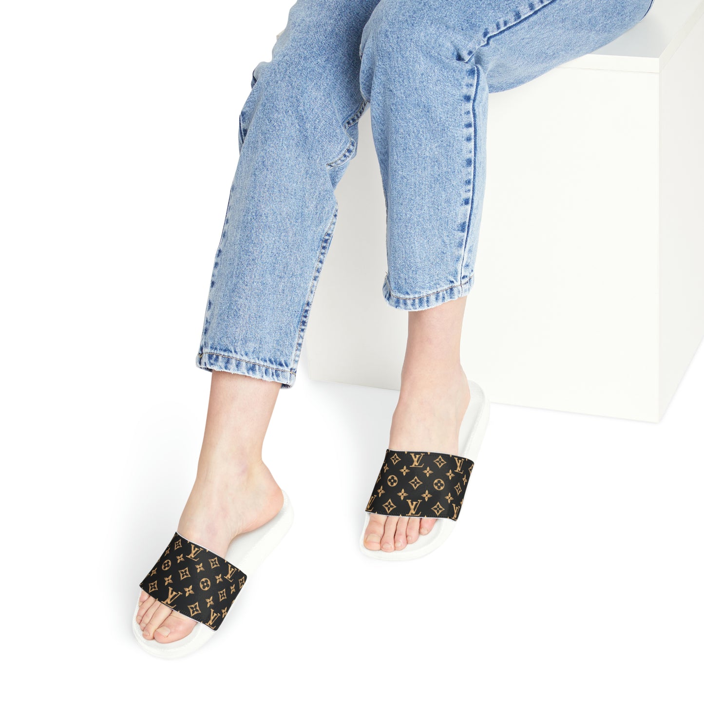 Women's PU Slide Sandals