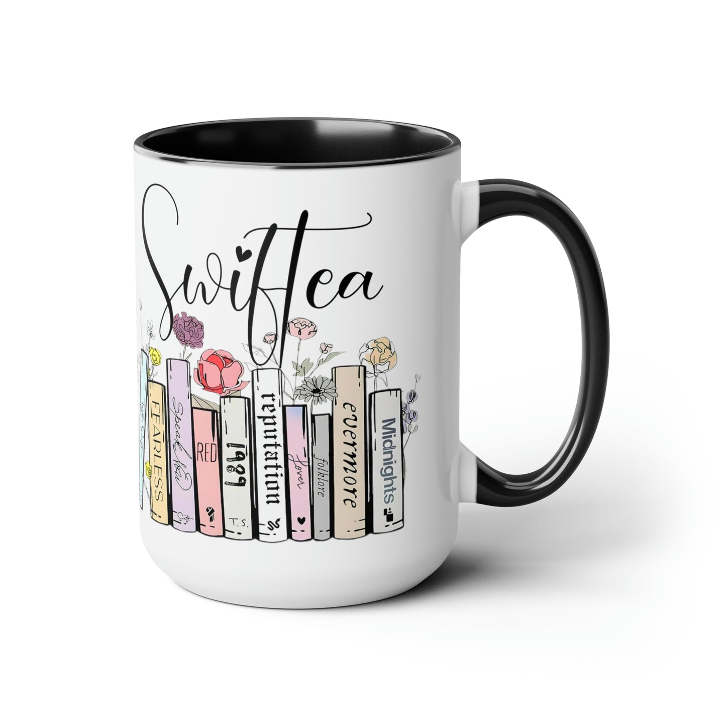 Two-Tone Coffee Mugs, 15oz