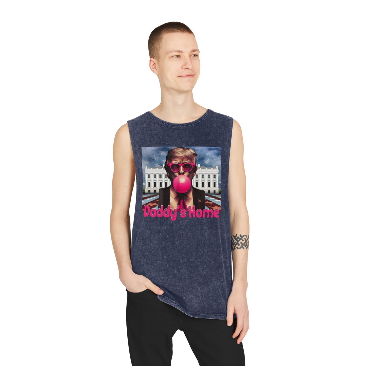 Unisex Stonewash Tank Top