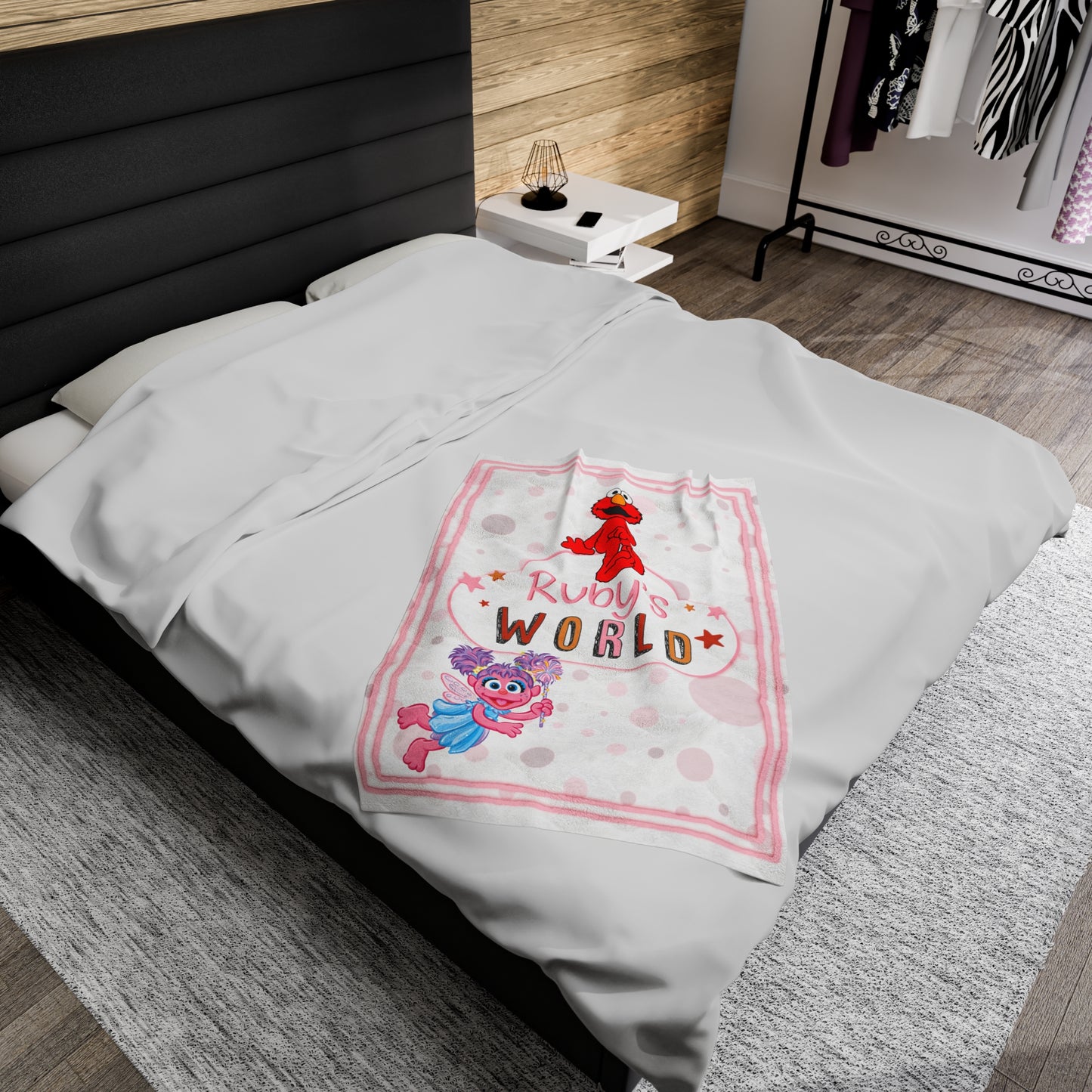 Elmo- Velveteen Plush Blanket