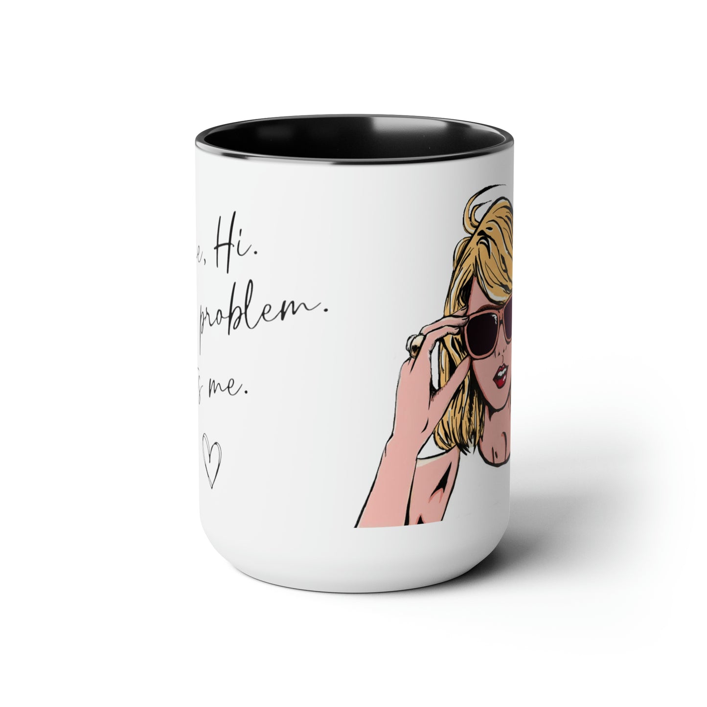 Two-Tone Coffee Mugs, 15oz