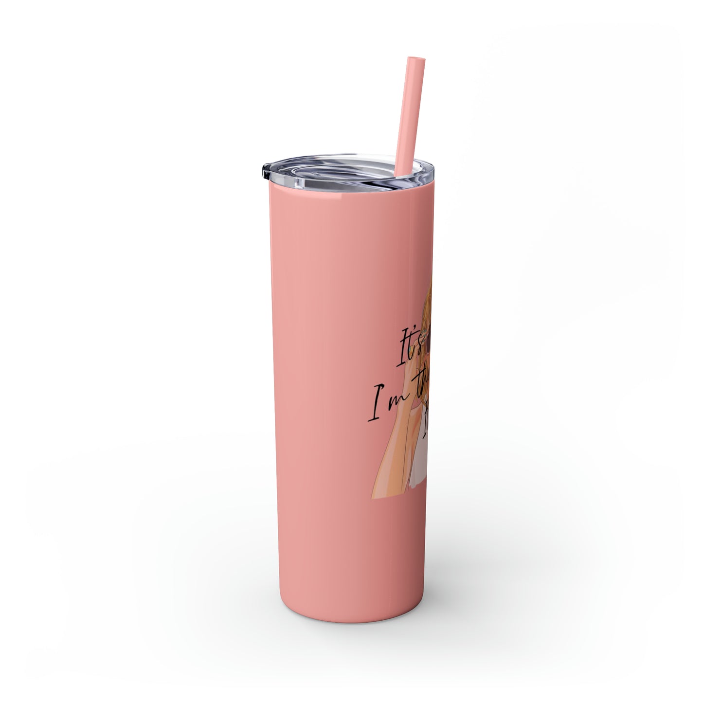Skinny Tumbler with Straw, 20oz