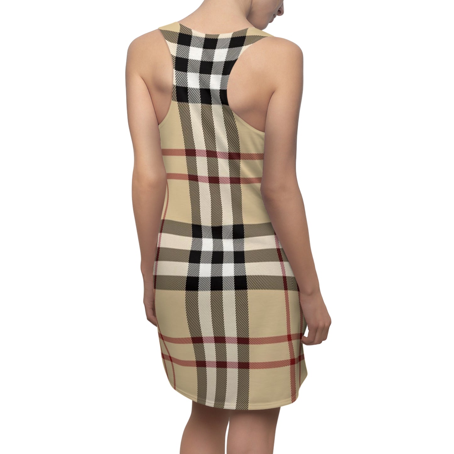 Women's Cut & Sew Racerback Dress (AOP)
