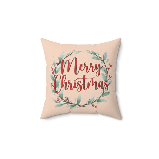 Faux Suede Square Pillow