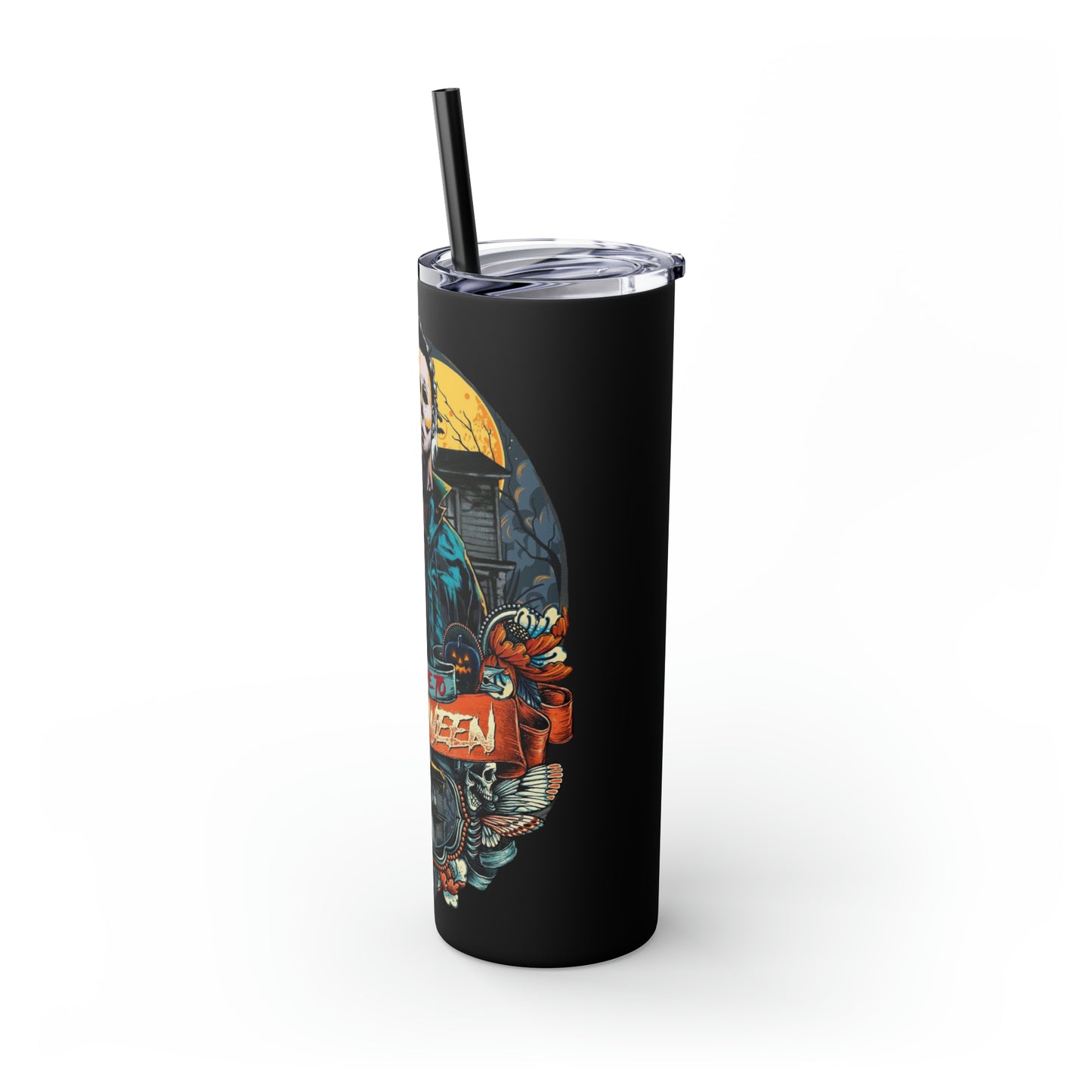 Skinny Tumbler with Straw, 20oz