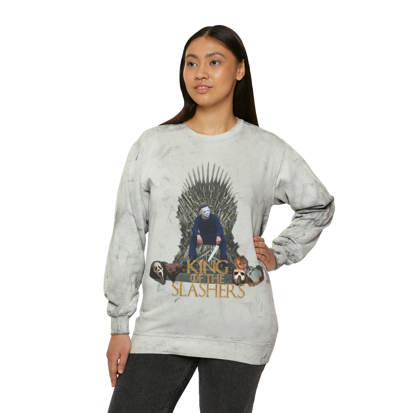 Unisex Color Blast Crewneck Sweatshirt