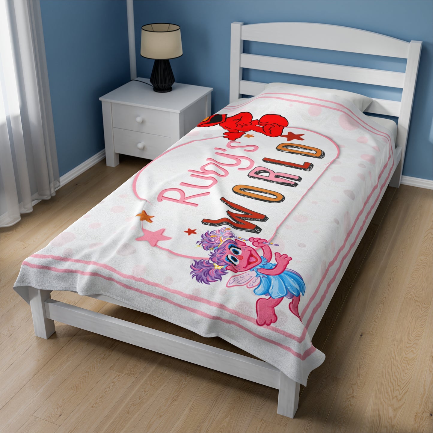 Elmo -Velveteen Plush Blanket