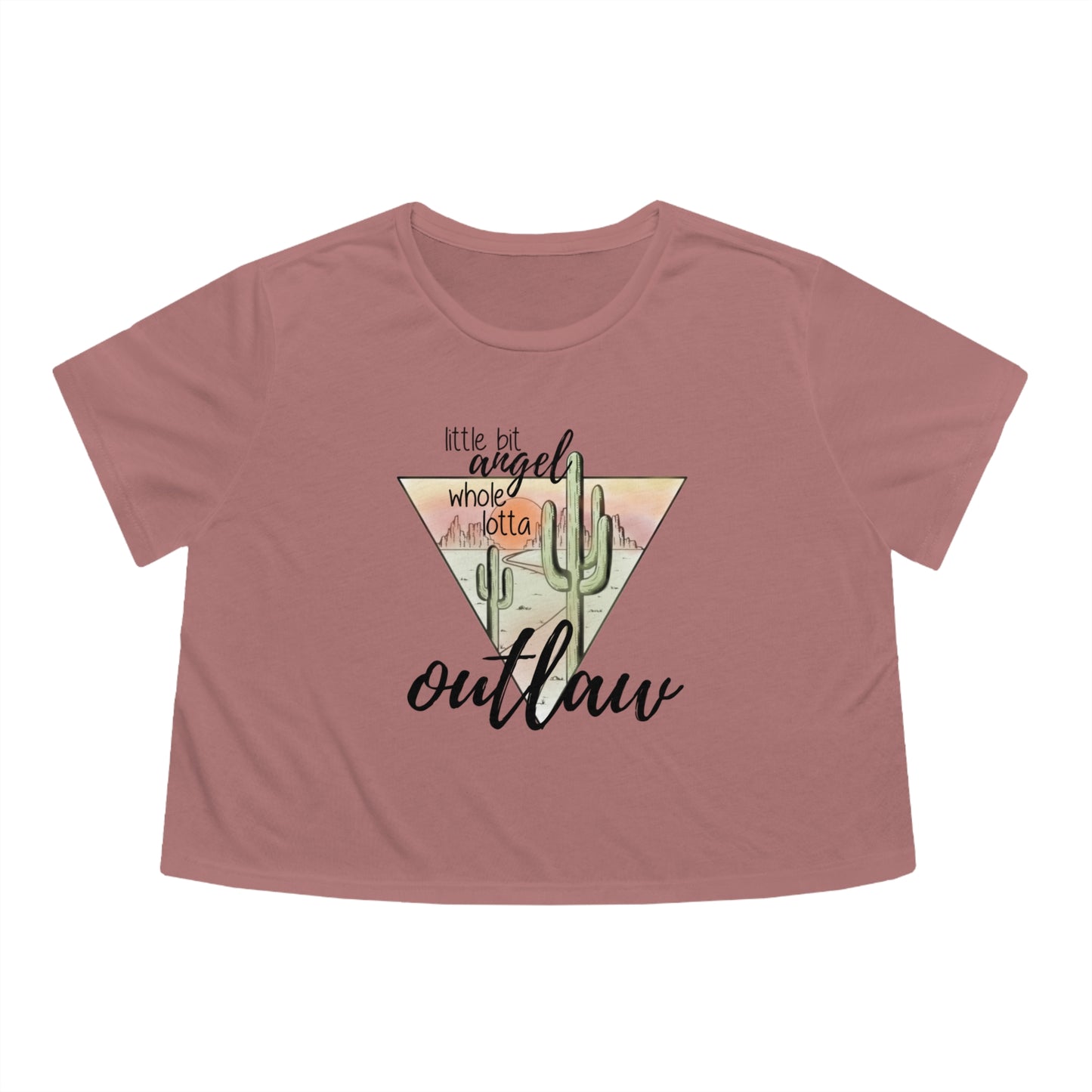Women's Flowy Cropped Tee