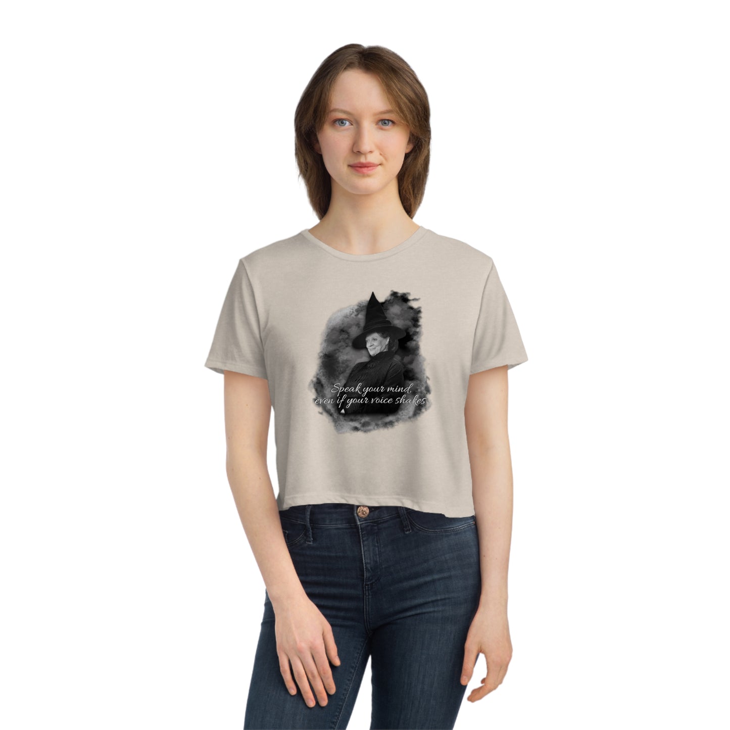 Women's Flowy Cropped Tee
