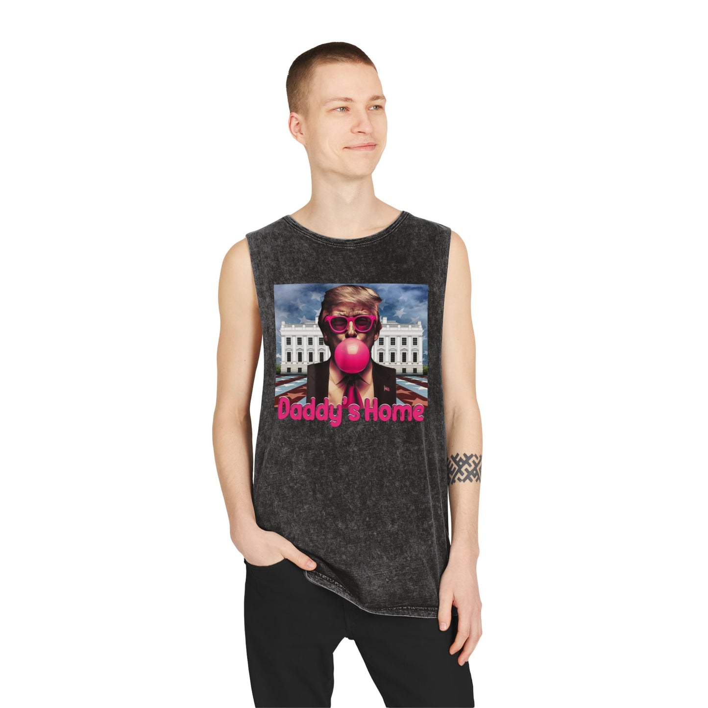 Unisex Stonewash Tank Top