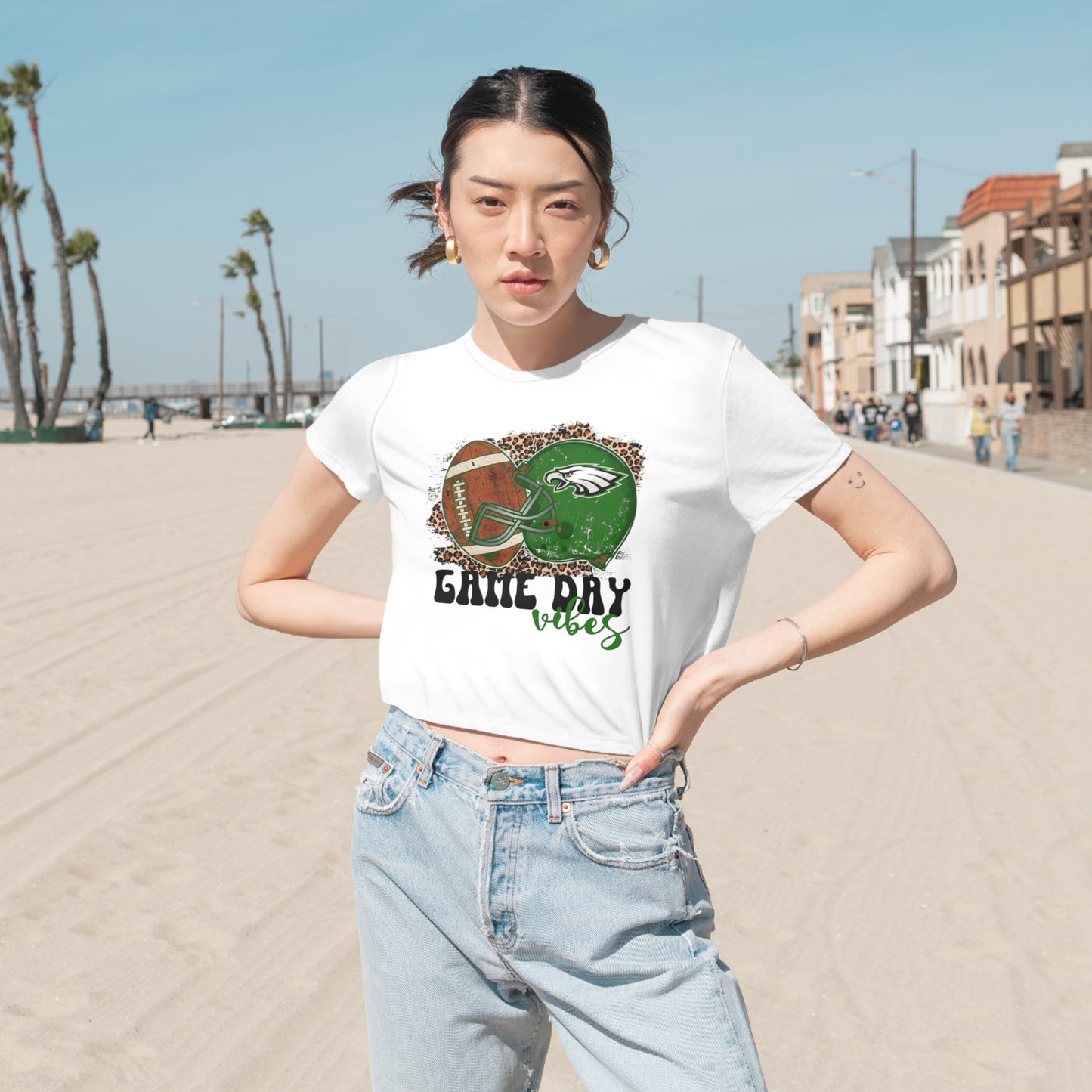 Women's Flowy Cropped Tee