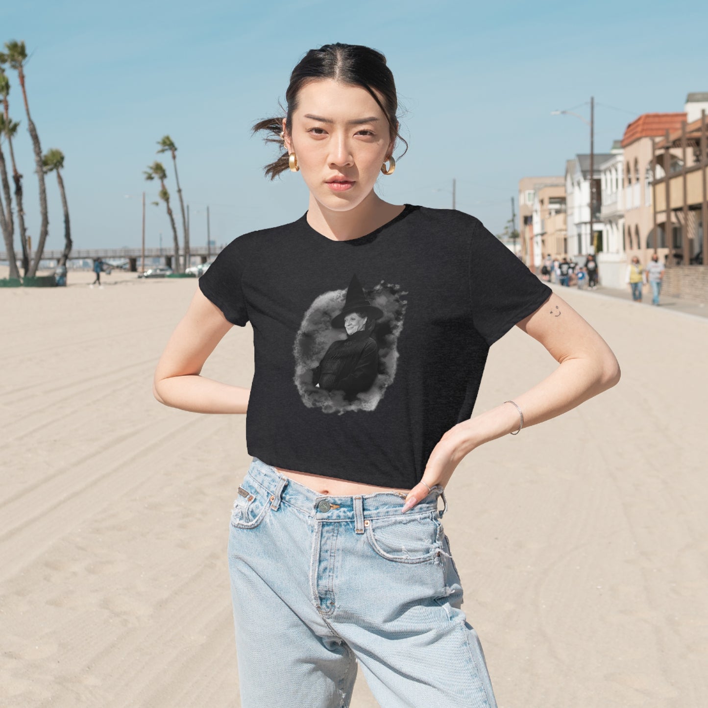 Copy of Women's Flowy Cropped Tee