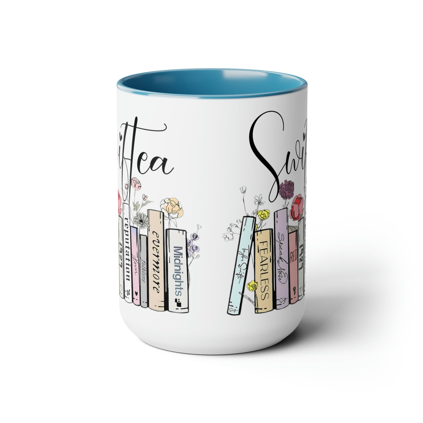 Two-Tone Coffee Mugs, 15oz