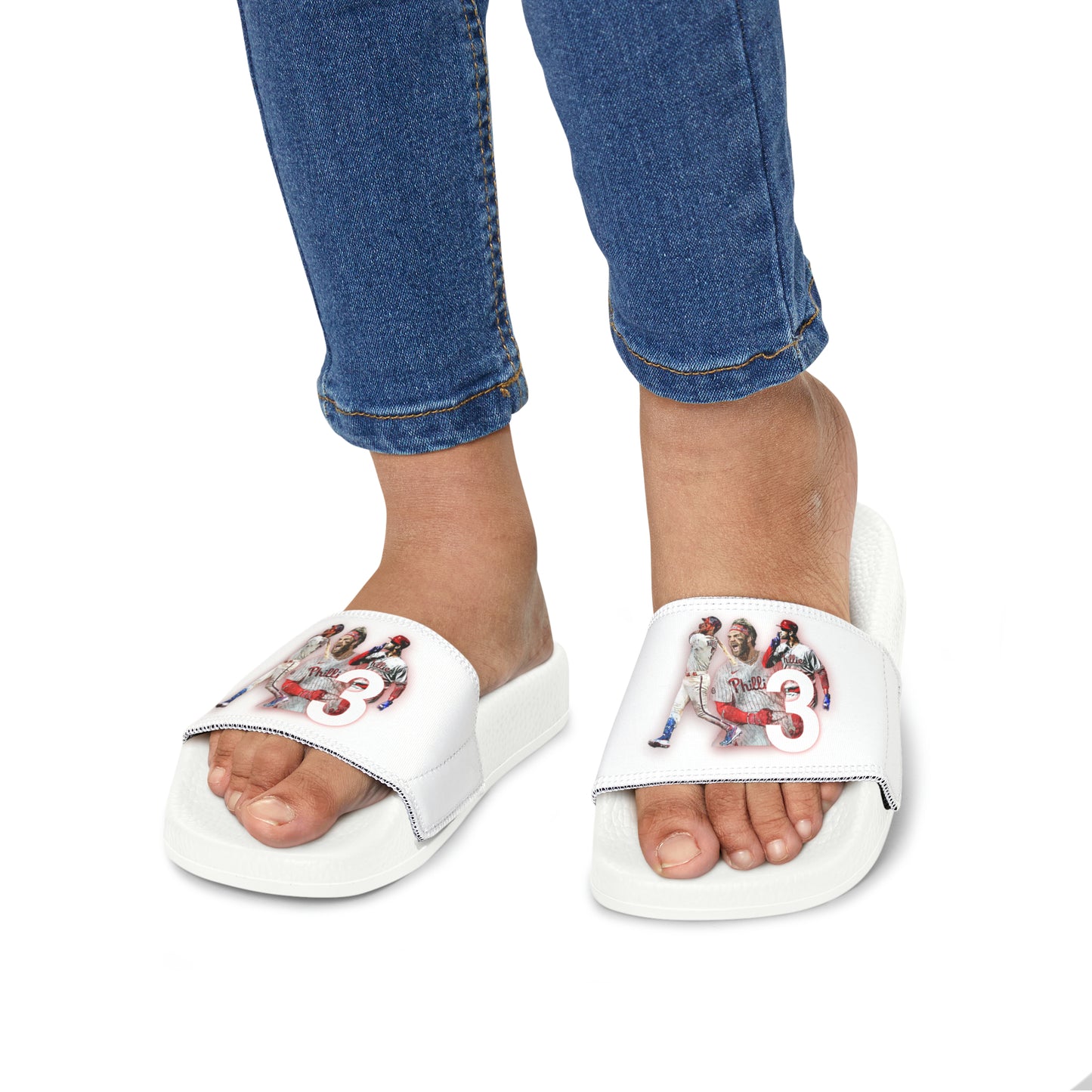 Youth PU Slide Sandals