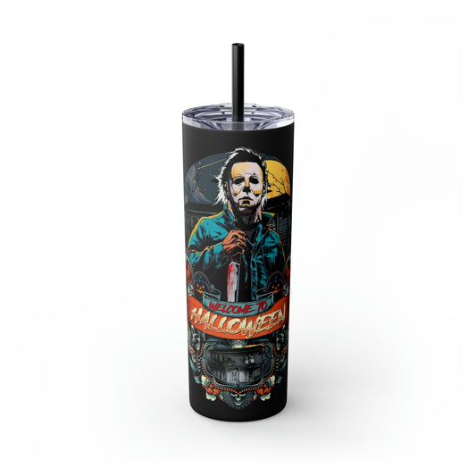 Skinny Tumbler with Straw, 20oz