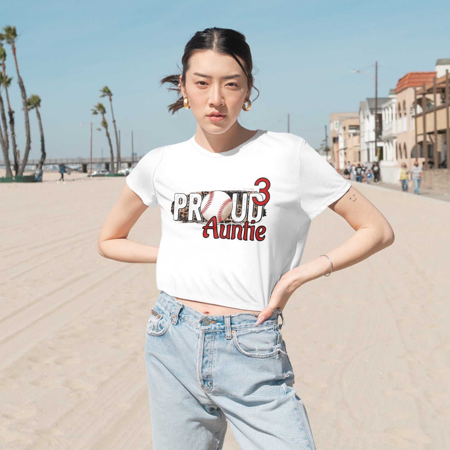 Women's Flowy Cropped Tee