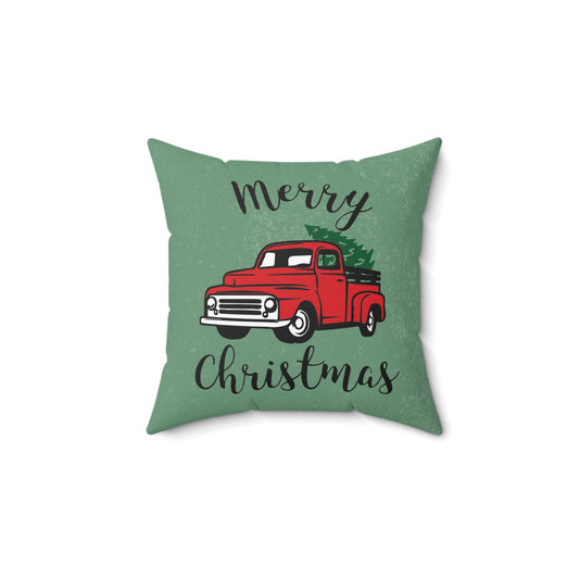 Faux Suede Square Pillow