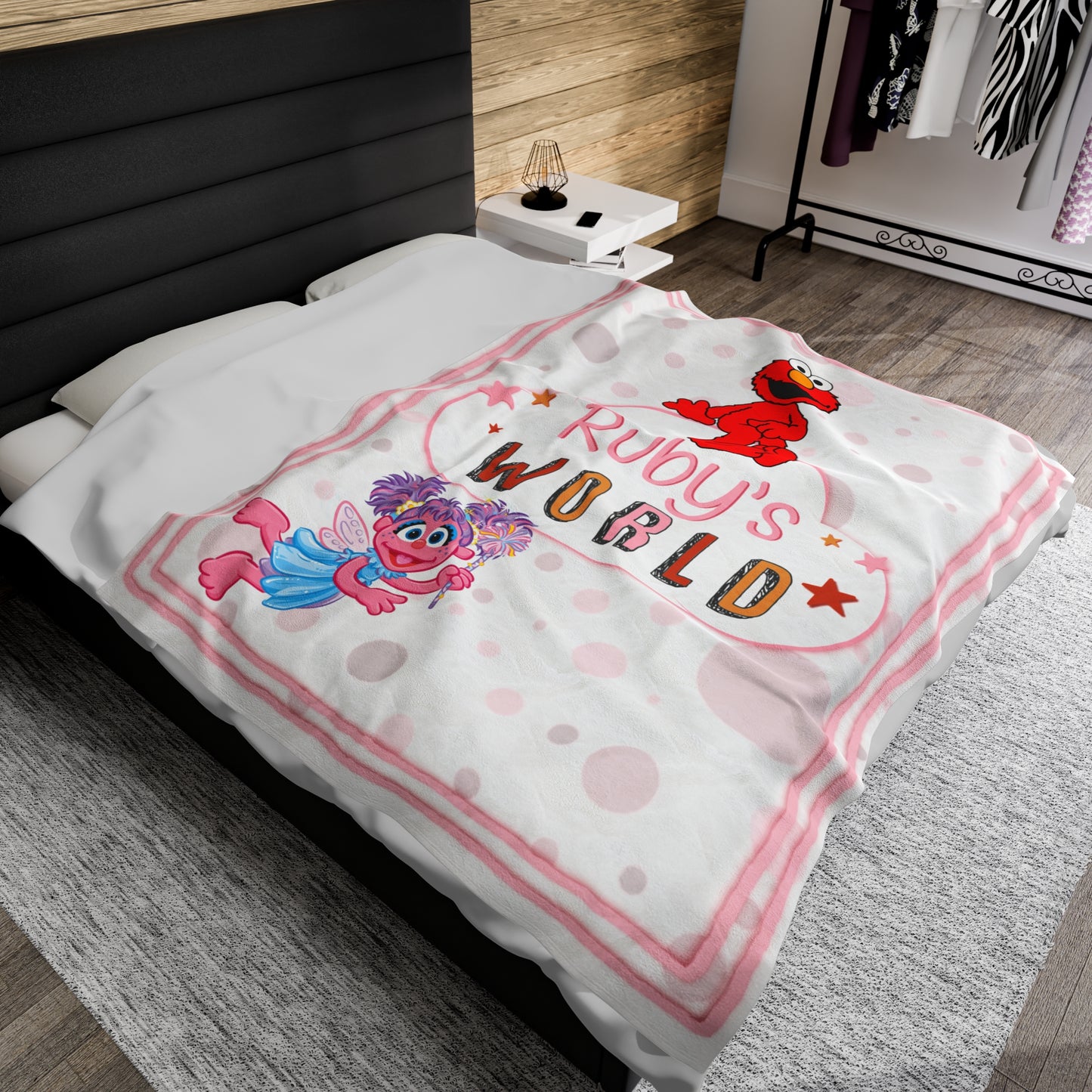 Elmo- Velveteen Plush Blanket