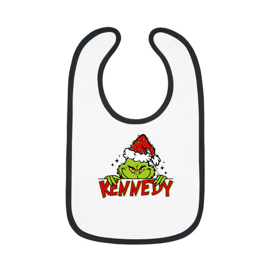 Baby Contrast Trim Jersey Bib