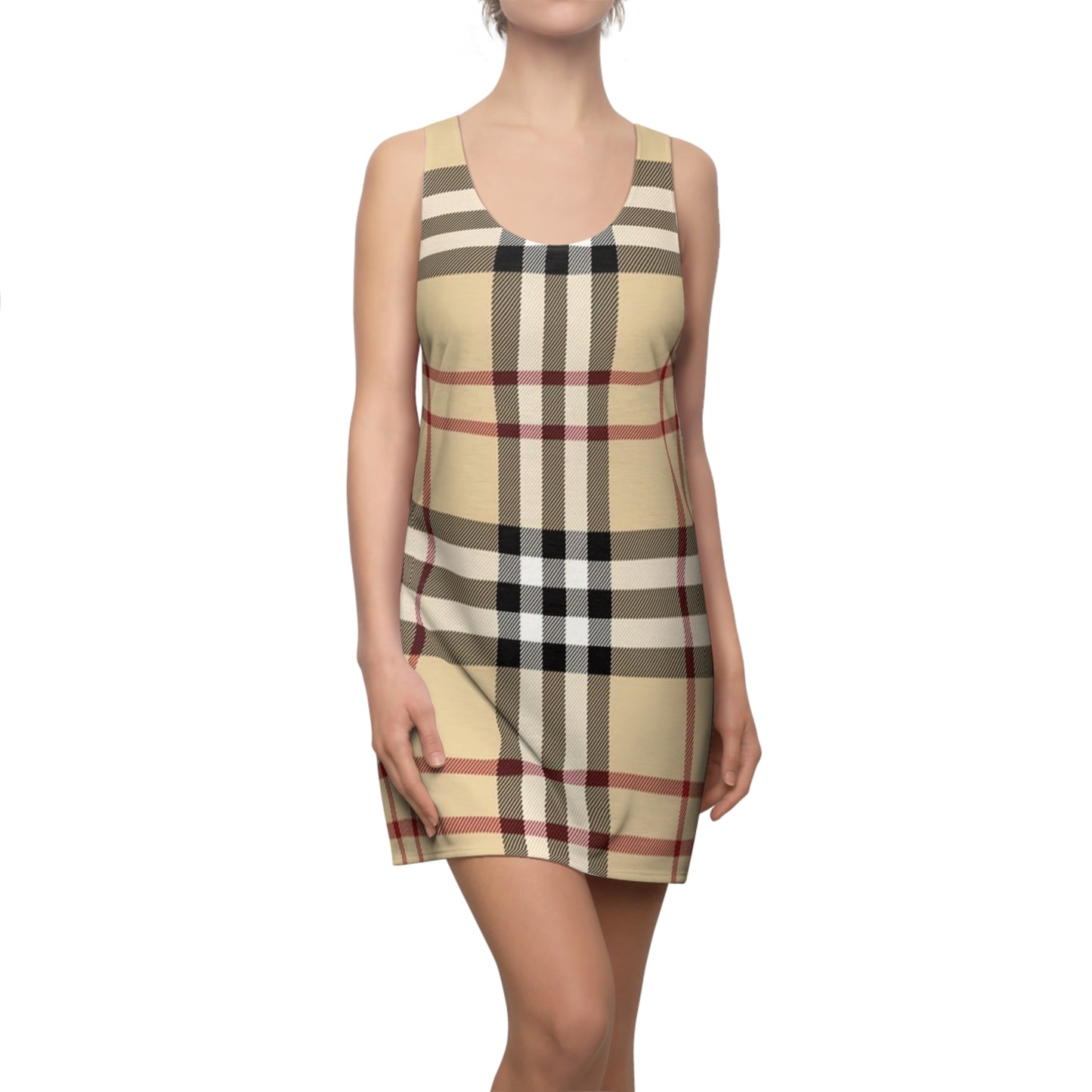 Women's Cut & Sew Racerback Dress (AOP)
